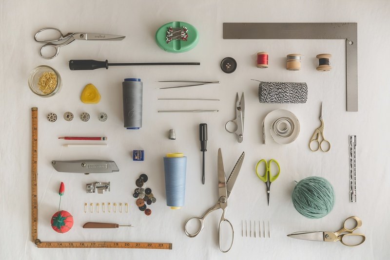The simple toolkit for your custom jean patching adventure.