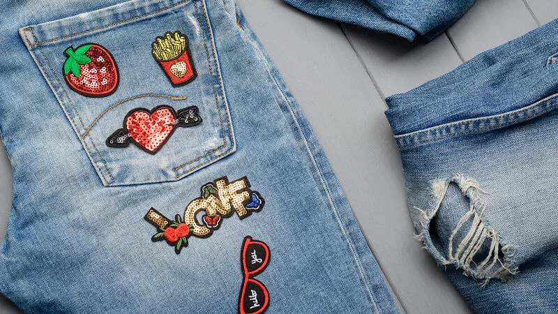 Elevate your repair from DIY to designer with a custom patch.