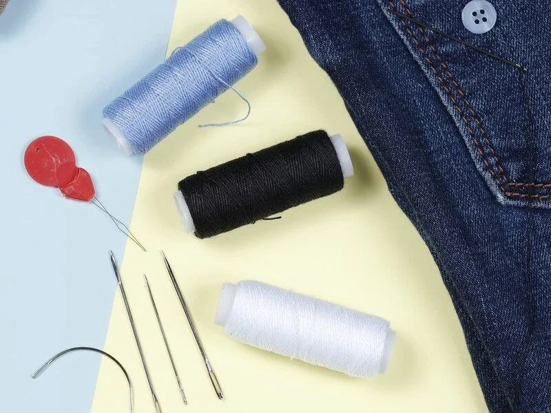 Your simple toolkit for a durable denim crotch repair.