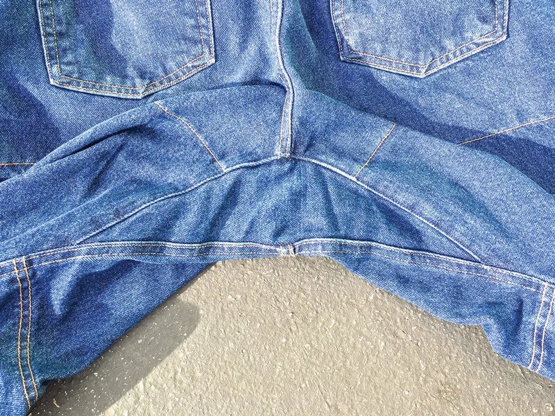 A gusseted crotch adds room for movement and distributes stress.