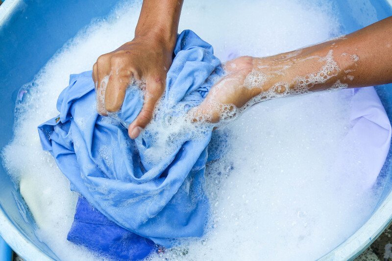Always turn garments inside out before washing.