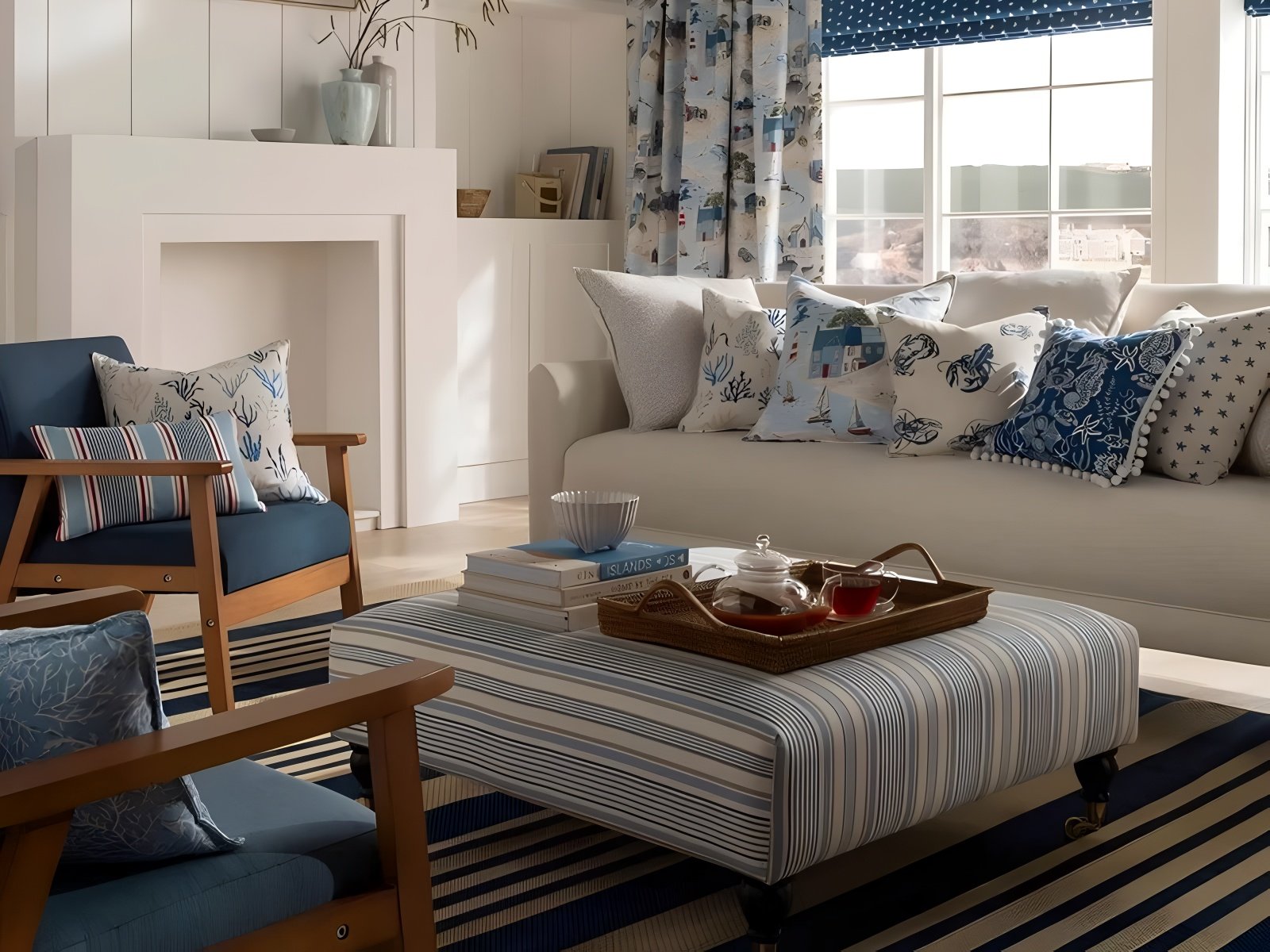 Chambray beyond clothes: Home decor & accessories.